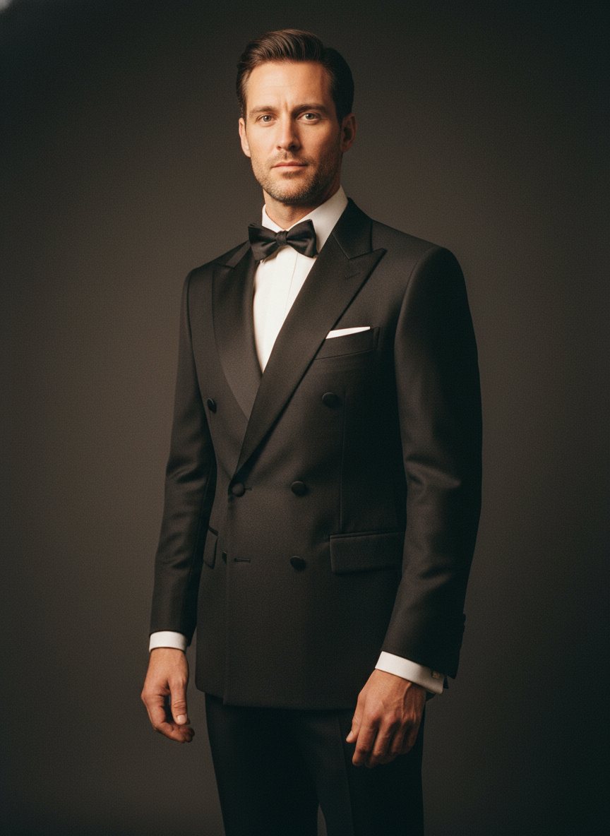 Double-Breasted — Tuxedo.