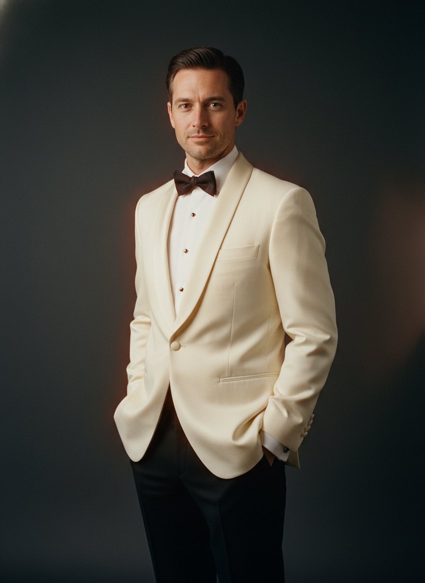 Ivory Dinner Jacket — Dinner Jacket.